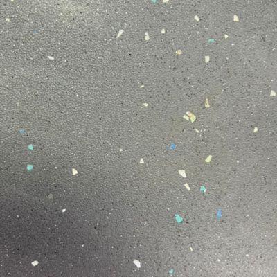 Piso Bus Gris Escarchado con Celeste