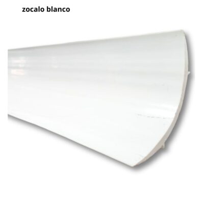 Zocalo Sanitario Sin Riel Blanco 53.5mm
