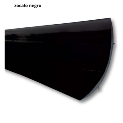Zocalo Sanitario Sin Riel Negro 53.5mm