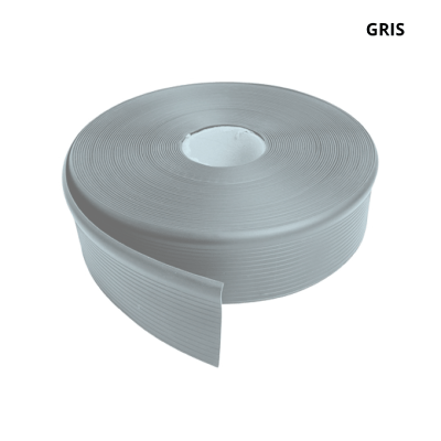Zocalo J de PVC Flexible Gris 8CM"