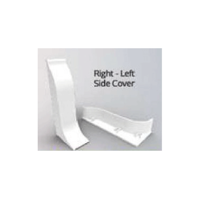 Terminal Izquierdo de PVC Melavinyl Blanco