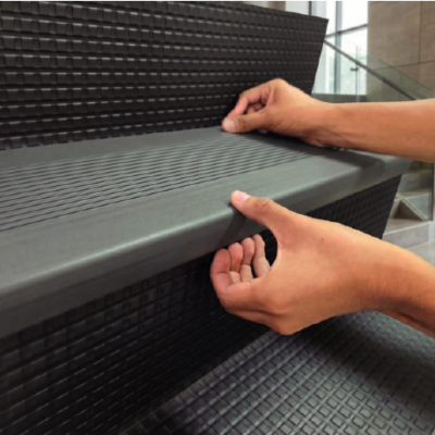Instalación de pasos de escalera 1,20mt x 30cm