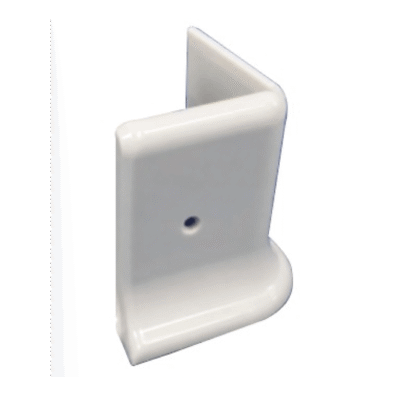 Esquinero Exterior de PVC Blanco