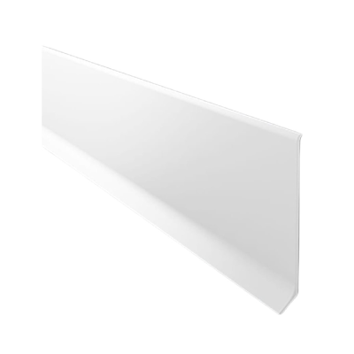 Zocalo de Aluminio P/PISO Melavinyl (80MM) Color blanco