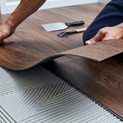 Instalación de piso LVT