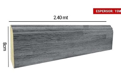 Zocalo Laminado Grey Natural