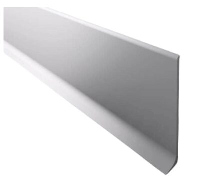 Zocalo de Aluminio P/PISO (80MM) Mate Aluminio
