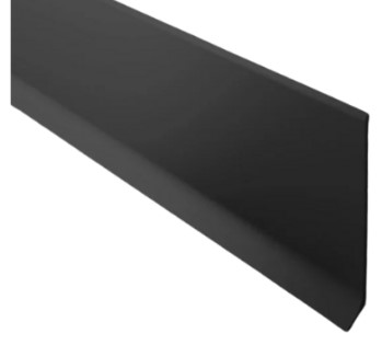 Zocalo de Aluminio P/PISO (80MM) Negro