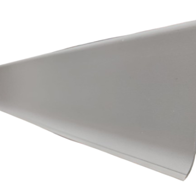 Zocalo J de PVC Rigido Gris