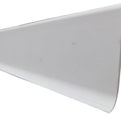 Zocalo J de PVC Rigido Blanco