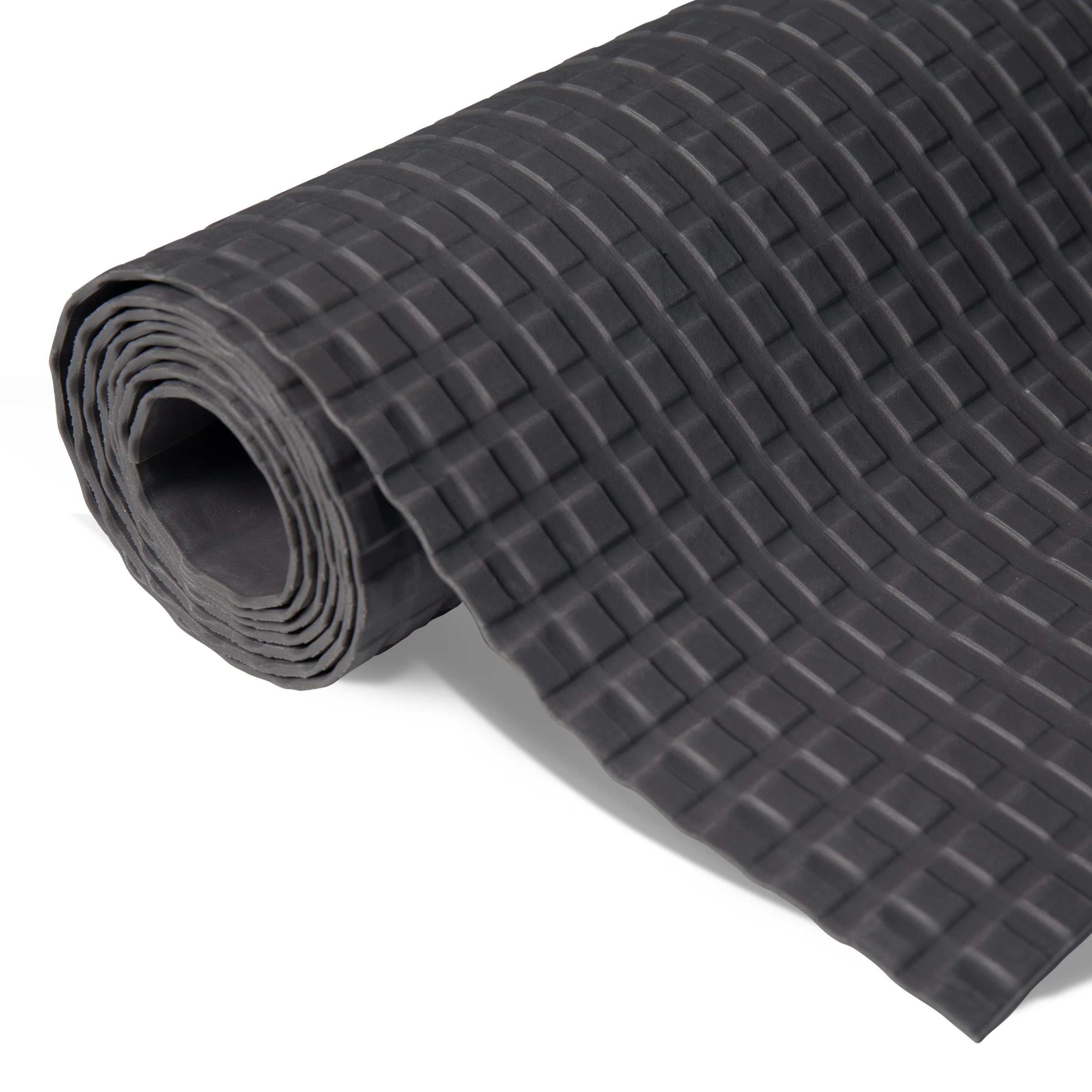 Piso Antideslizante Modelo Cuadrado Gris 2mm Melavinyl - Imagen 2