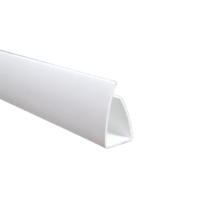 Perfil de PVC Tipo U